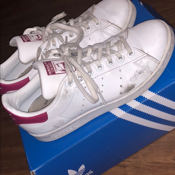 White & Pink Stan Smiths - Picture 3 of 6